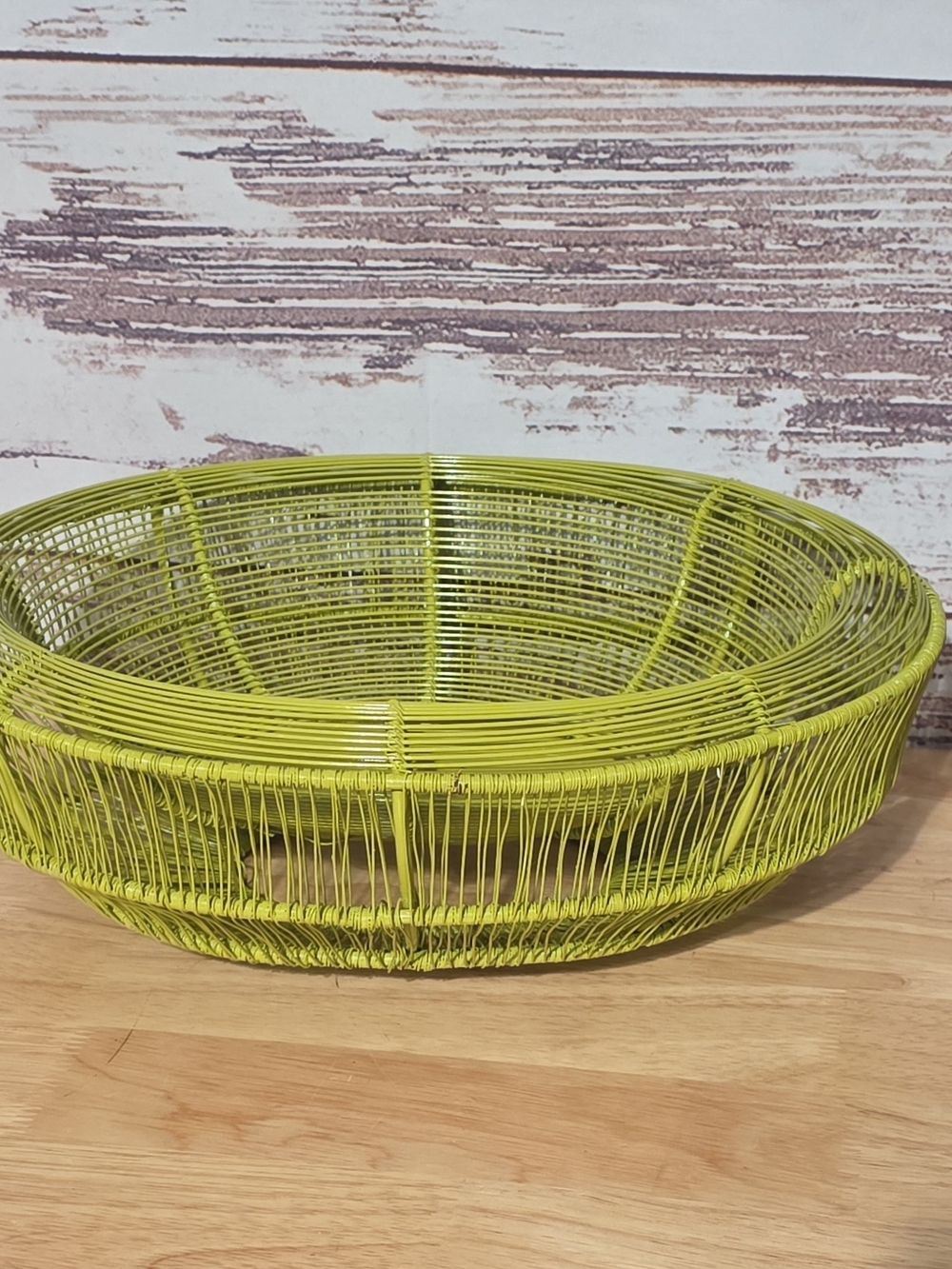 Lime Green Woven Accent Bowl - Home Accents Decor